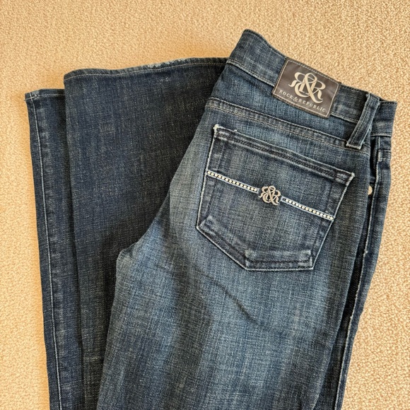 Vintage Rock & Republic Low-Rise Flare Jeans - Picture 4 of 4